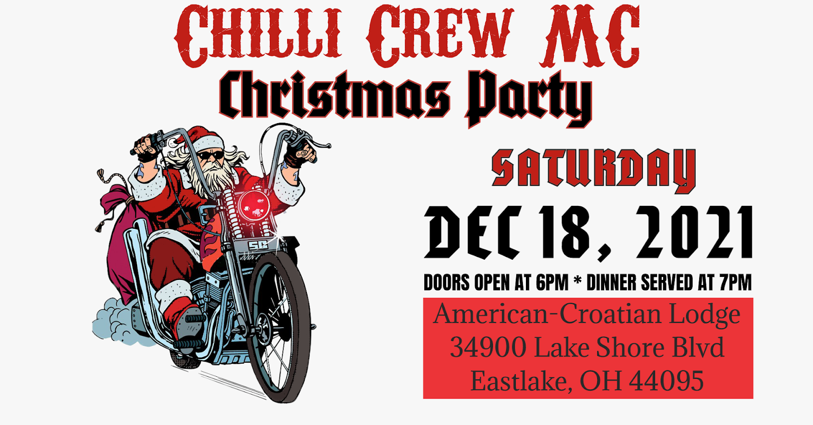 2021 Chilli Crew MC Christmas Party